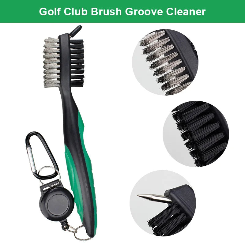 Two Sided Golf Brush Clip