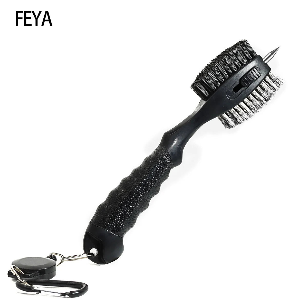 Magnetic golf brush cleaner