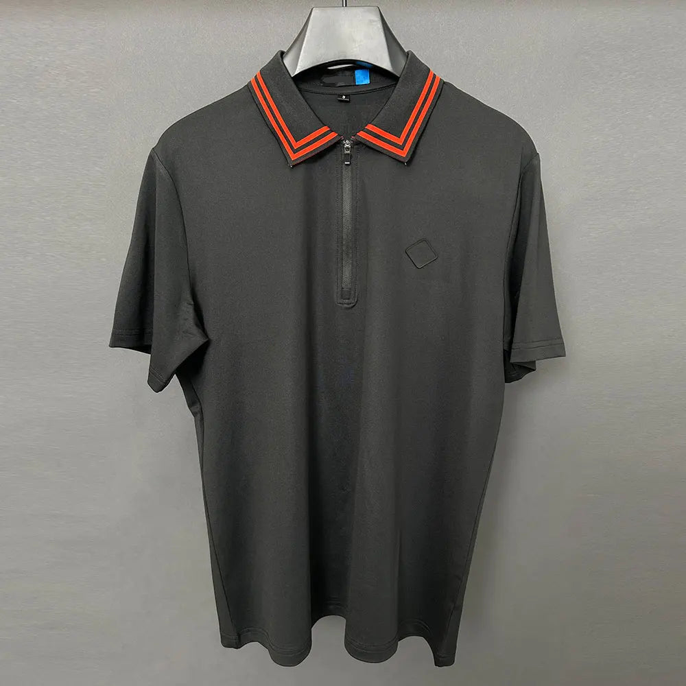 Breathable golf mens shirt