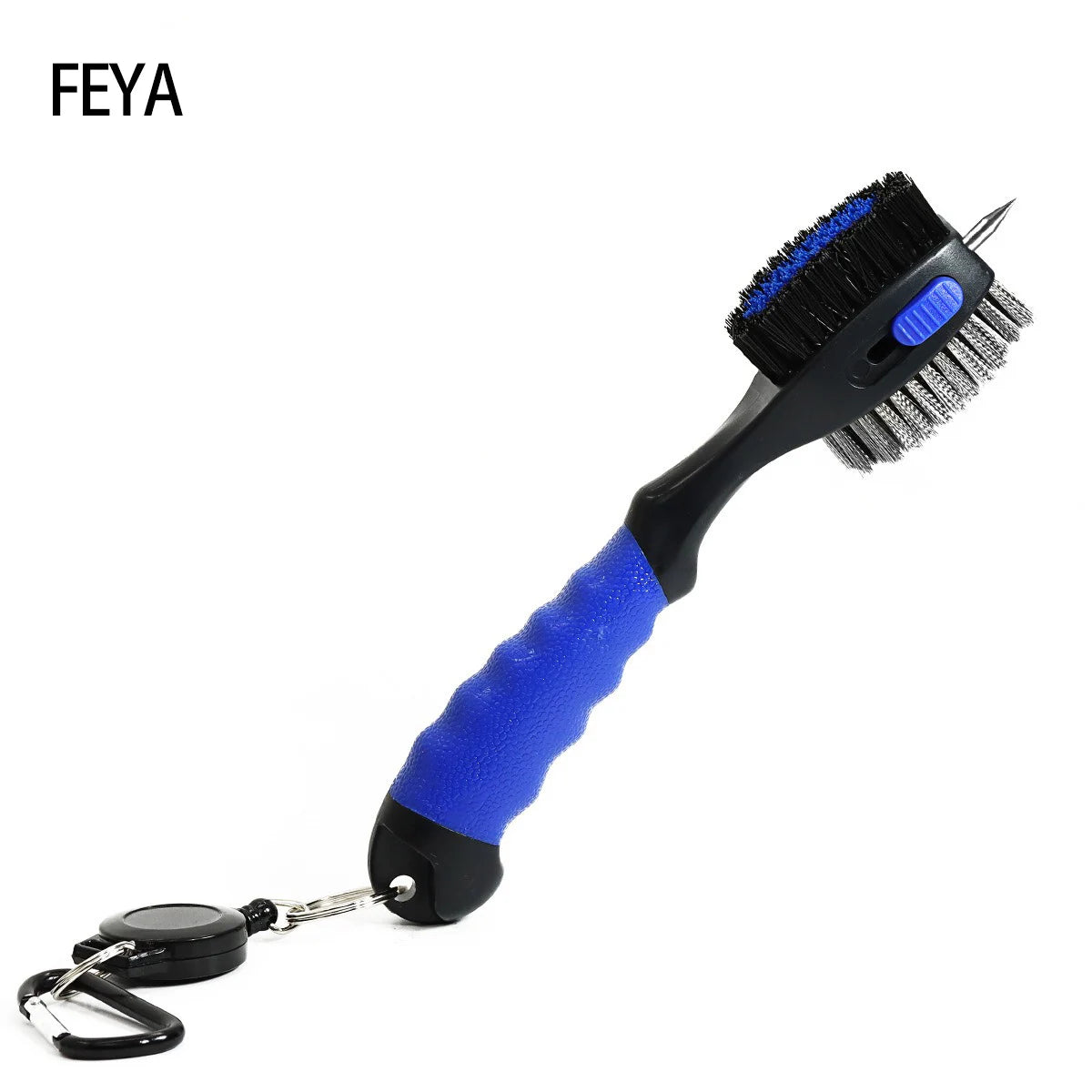 Magnetic golf brush cleaner