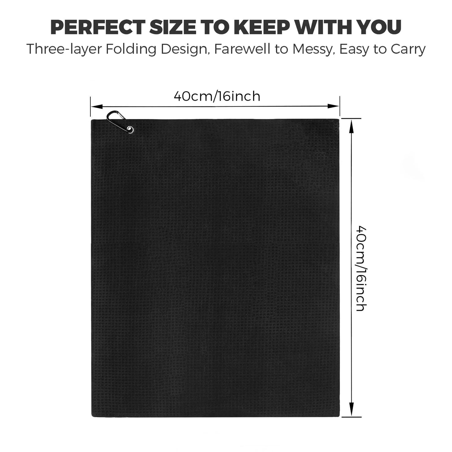 Microfiber golf towel
