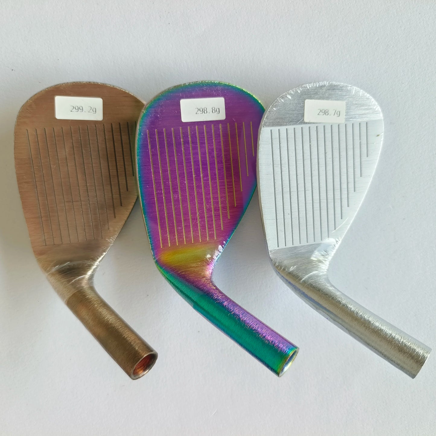 Silvery Golf Wedge Head