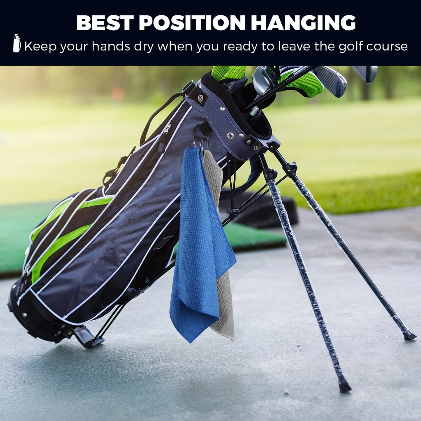 Microfiber golf towel