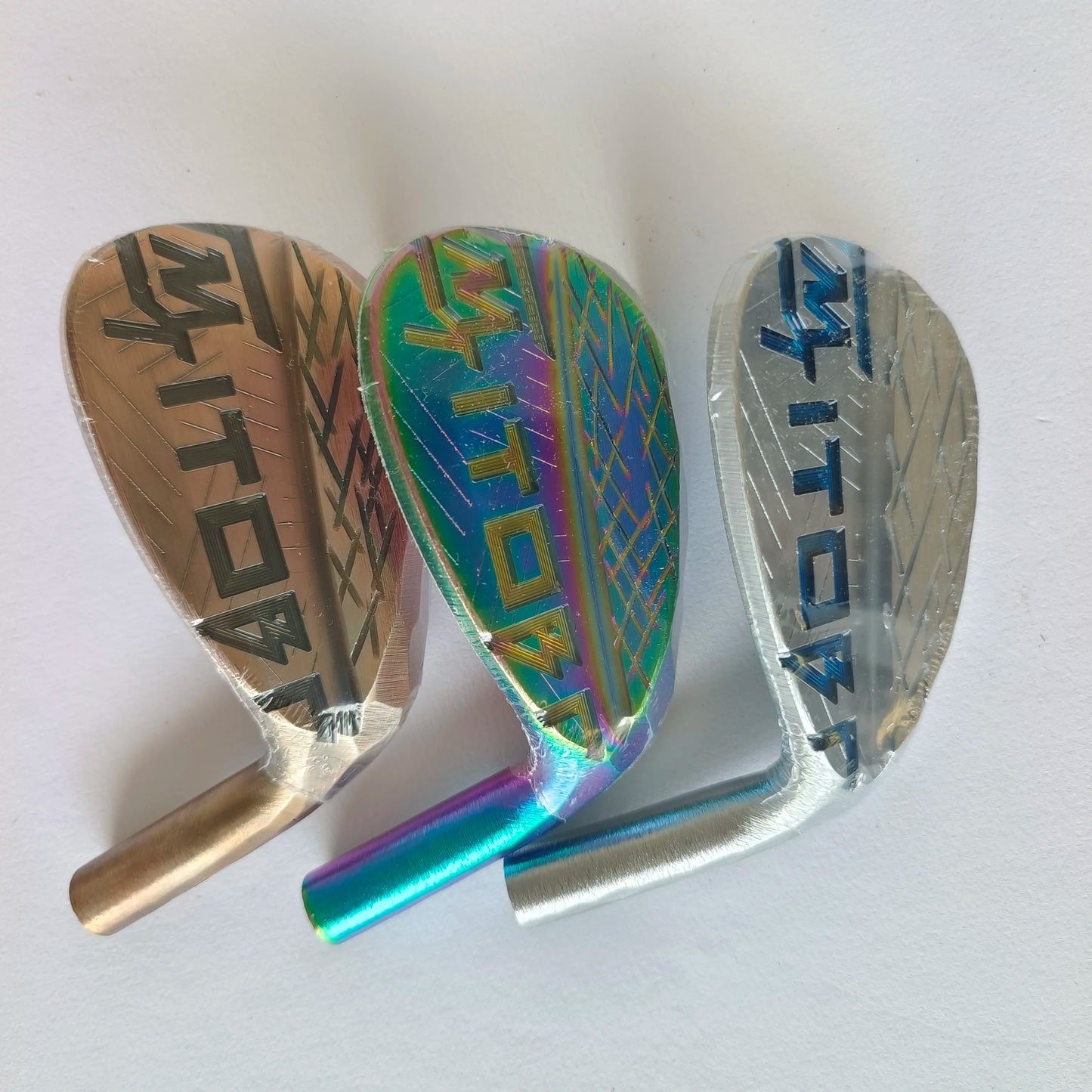 Silvery Golf Wedge Head